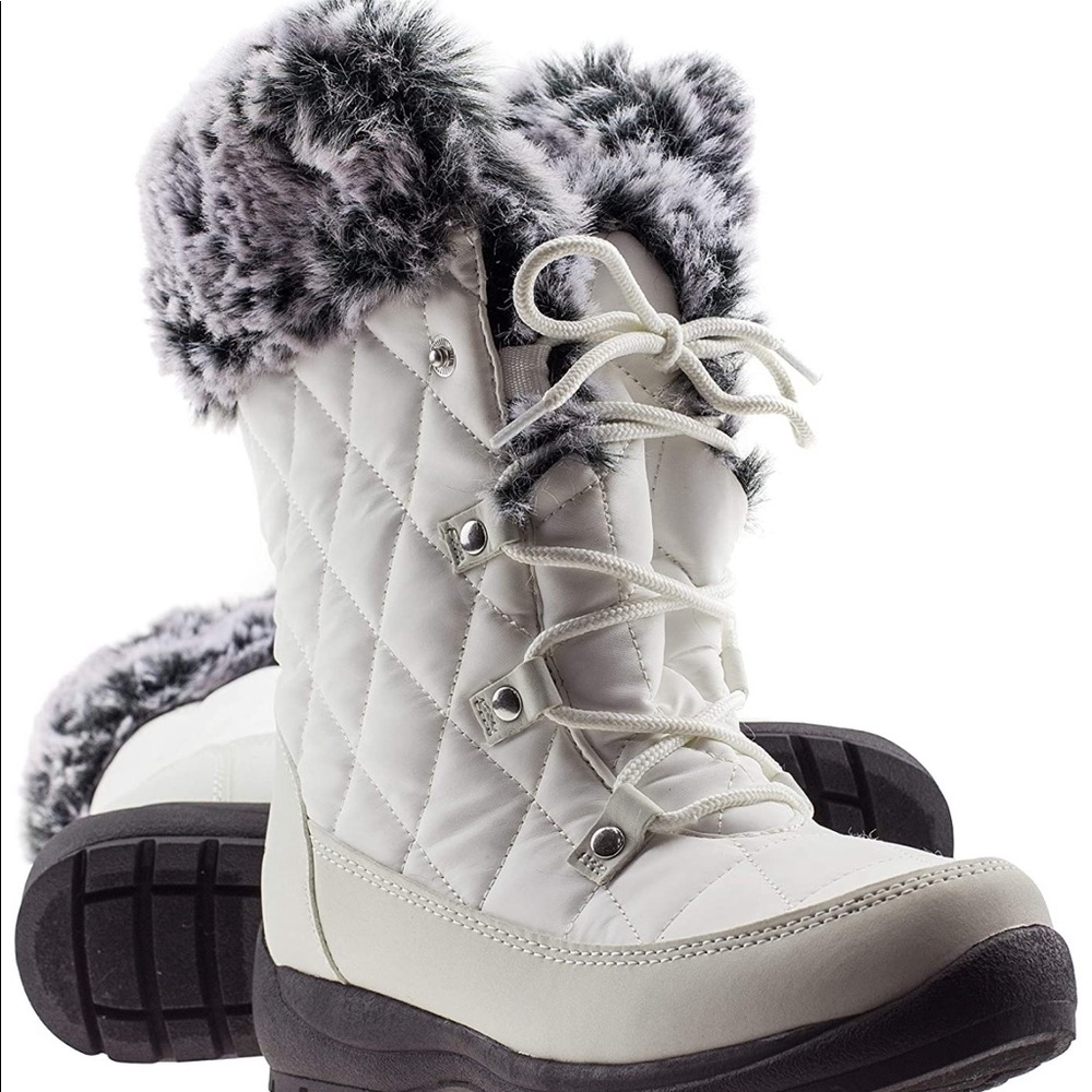 White Snow Boots